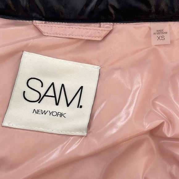 SAM NYC ZOE Puffer Down Coat In Jet Black - Picture 11 of 15